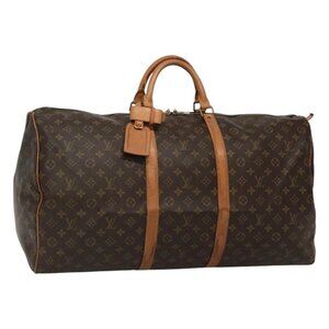 LOUIS VUITTON Monogram Keepall 60 Boston Bag